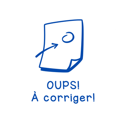 Oups! À corriger