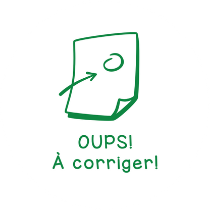 Oups! À corriger