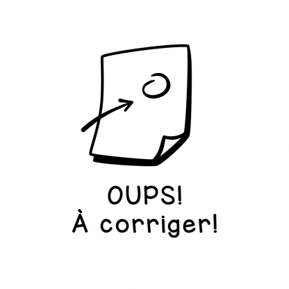 Oups! À corriger