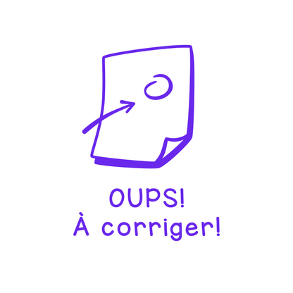 Oups! À corriger