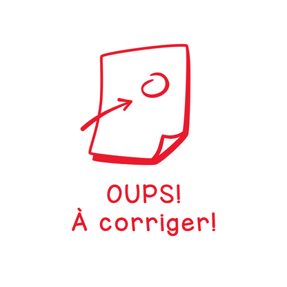 Oups! À corriger