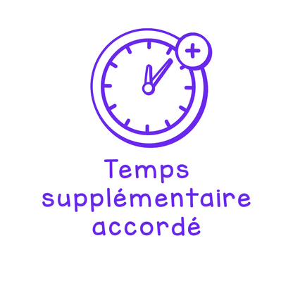 Temps supplémentaire accordé