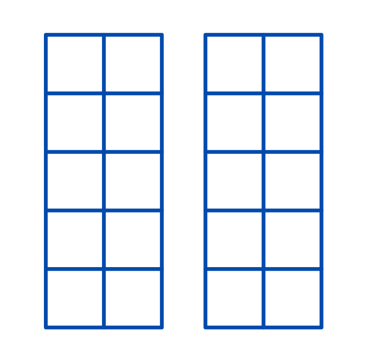Ten Frames 2x