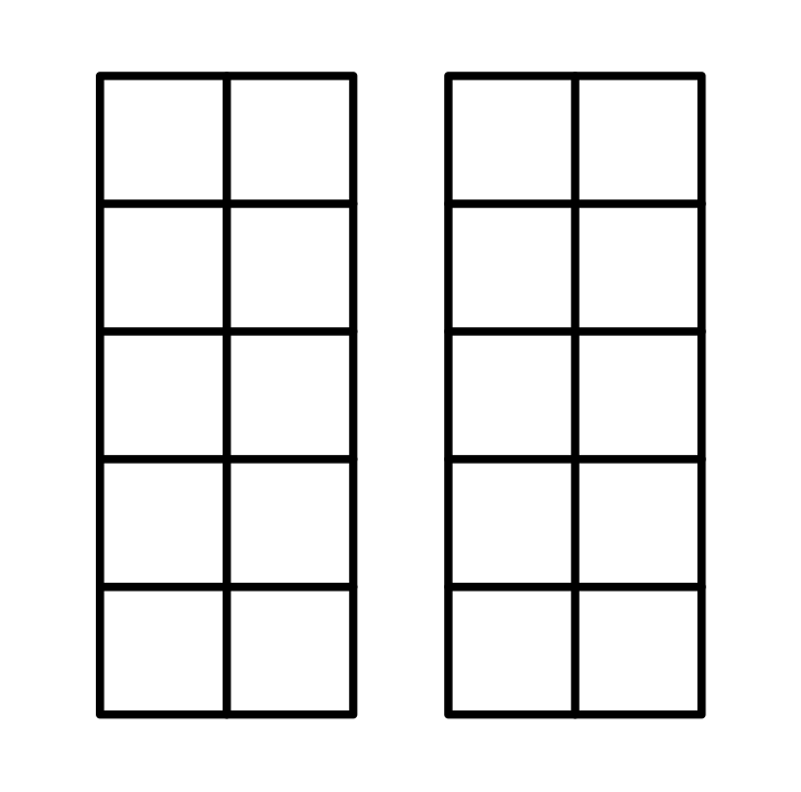 Ten Frames 2x