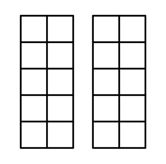 Ten Frames 2x