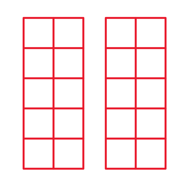 Ten Frames 2x