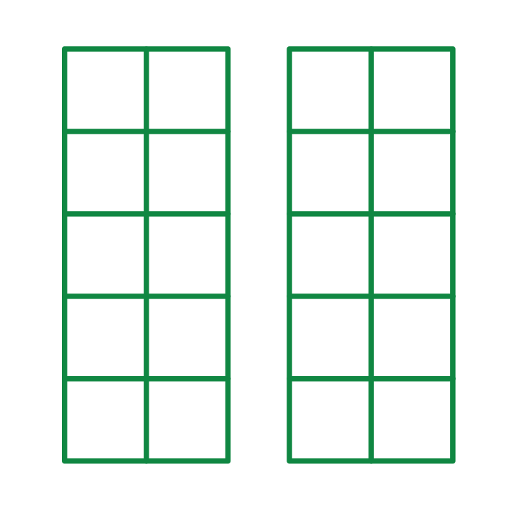 Ten Frames 2x