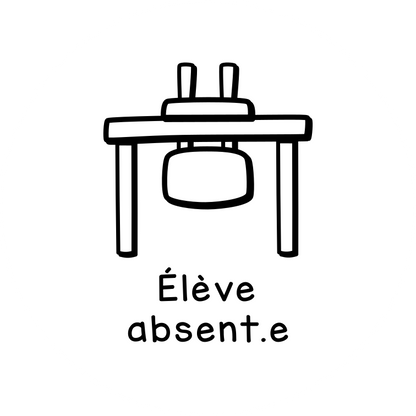 Élève absent.e