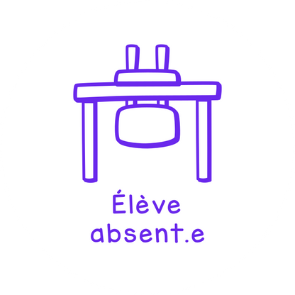 Élève absent.e