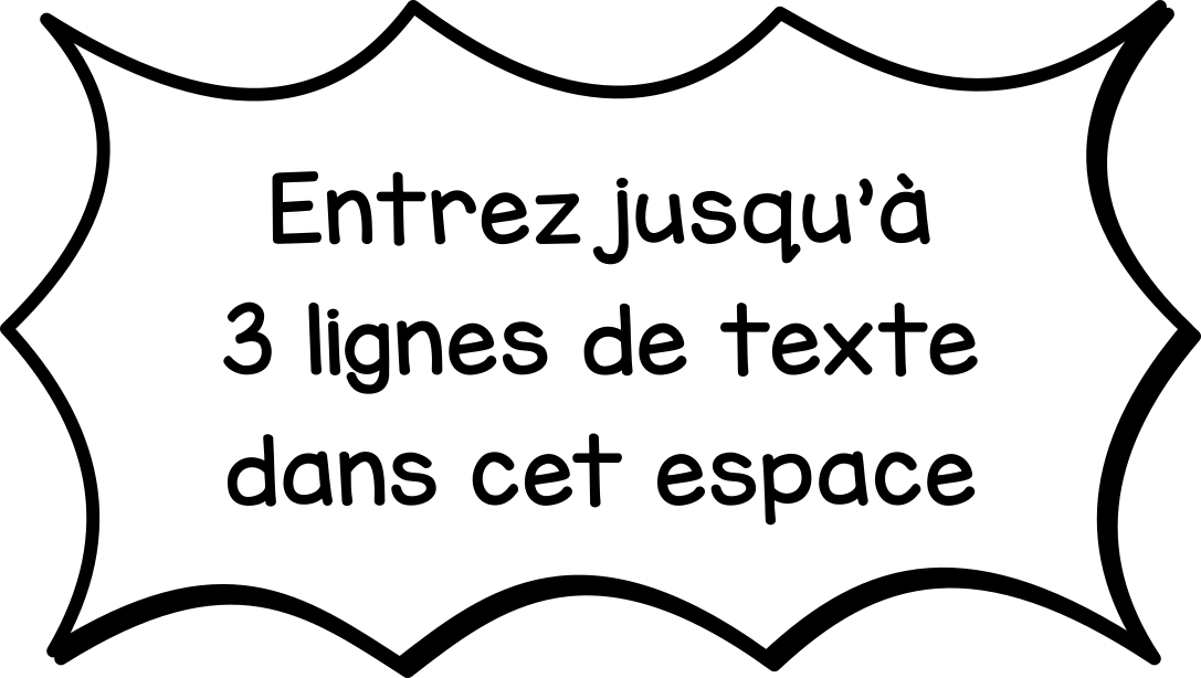 Comic Burst (bespoke message)