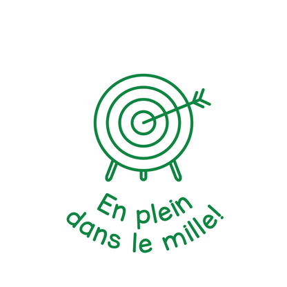 En plein dans le mille!