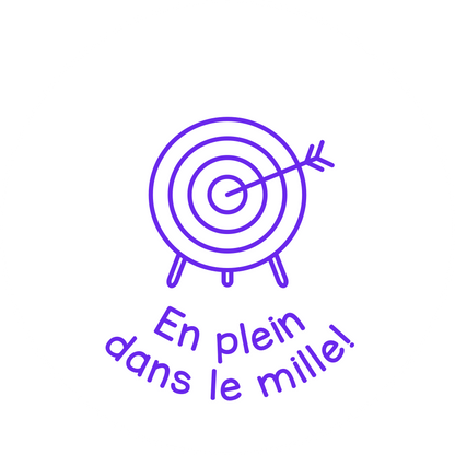 En plein dans le mille!