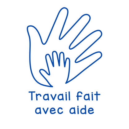 Travail fait avec aide